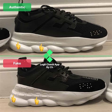 versace chain reaction replica vs real|versace chain reaction shoes price.